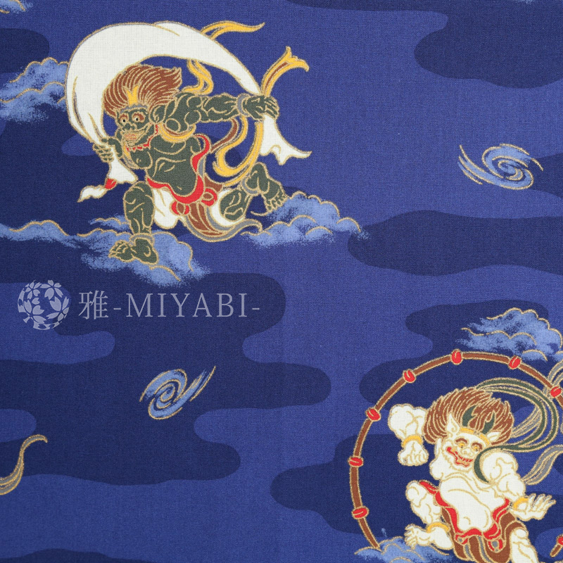 風神雷神 奏でる空模様 / 青(blue)